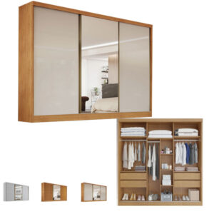 Guarda Roupa Casal 6 Portas Alvorada