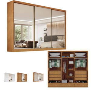 Guarda Roupa Casal 6 Portas Bérgamo